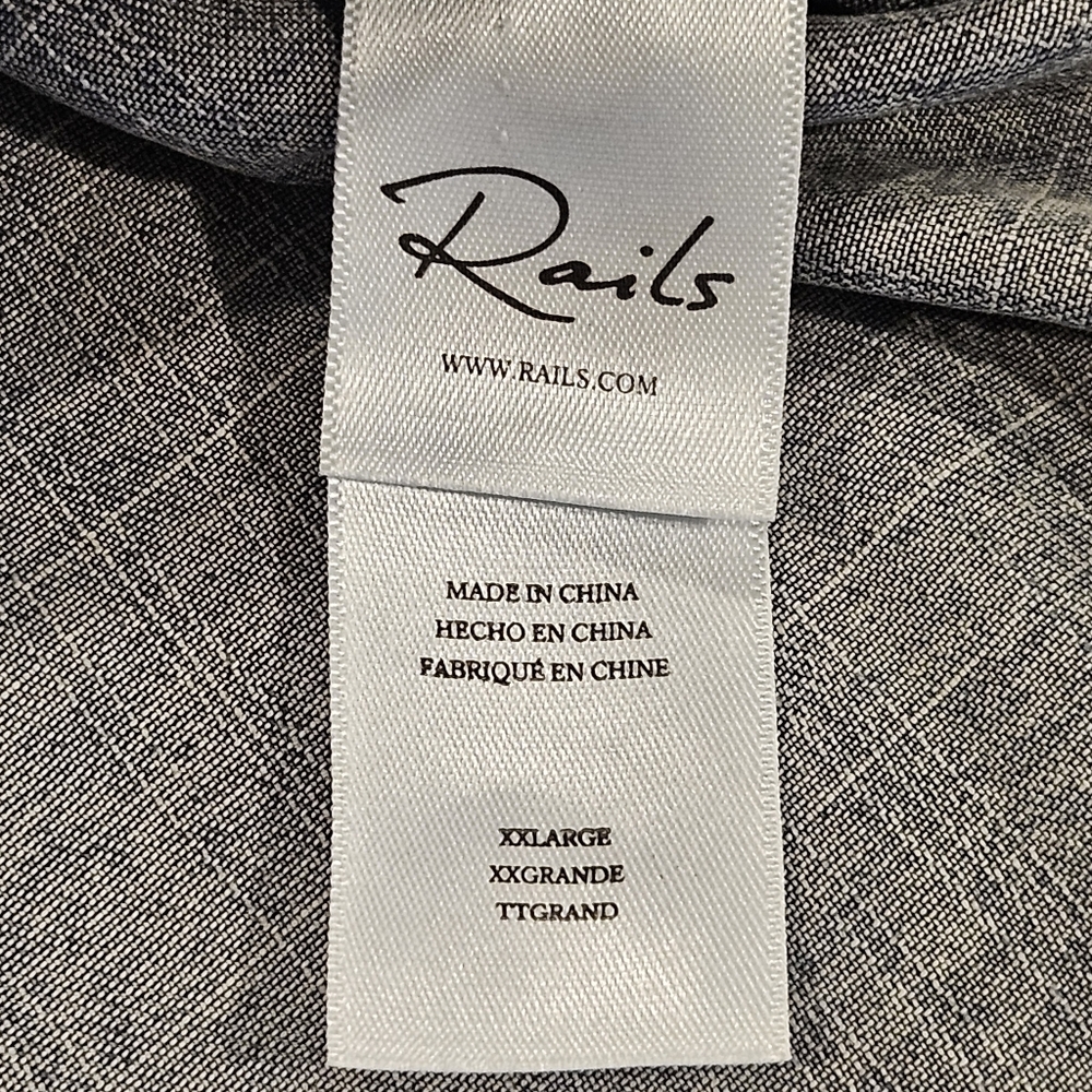 Rails Sz Xxl Peasant Blue Filomena Flutter Short … - image 8